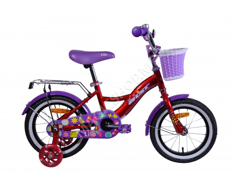 Bicicleta Aist Lilo 14" rosu